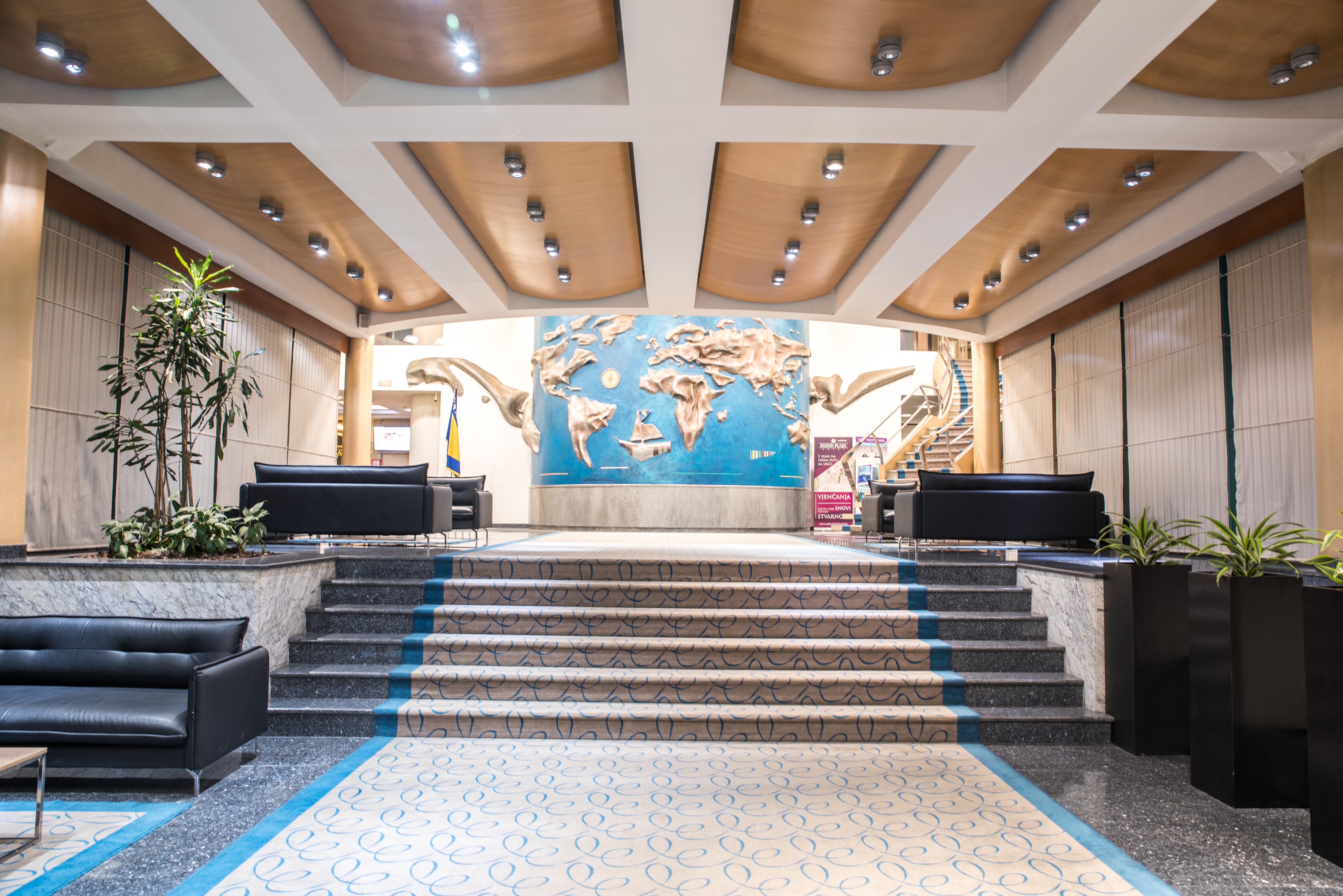 Radon Plaza Hotel Sarajevo Exterior photo Lobby